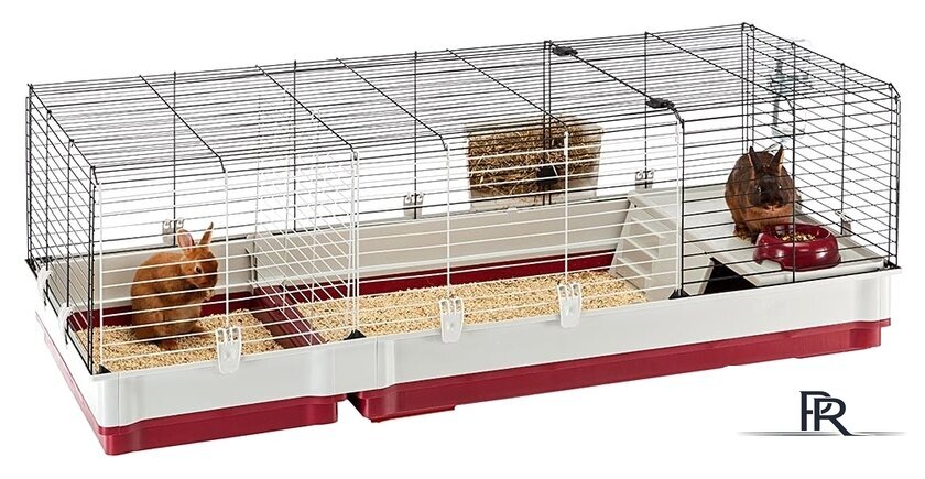 Клетка Ferplast Krolik 140 (красный) 57072470 - Изображение №5 — Интернет-магазин ПроЗаказ