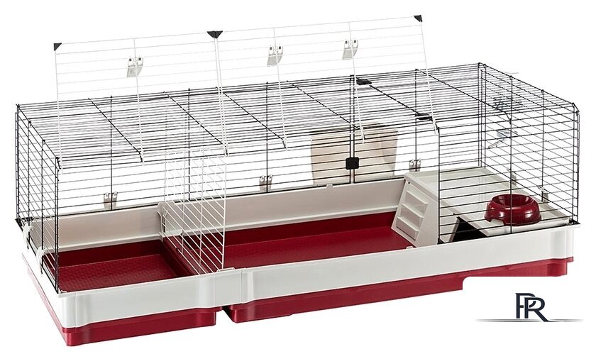 Клетка Ferplast Krolik 140 (красный) 57072470 - Изображение №9 — Интернет-магазин ПроЗаказ