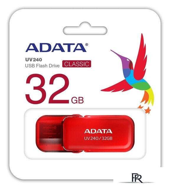 USB Flash ADATA UV240 32GB (красный) - Изображение №5 — Интернет-магазин ПроЗаказ
