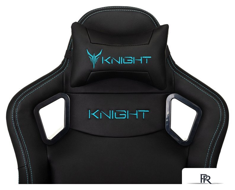 Игровое (геймерское) кресло Knight Outrid Smile (экокожа черный) - Изображение №11 — Интернет-магазин ПроЗаказ
