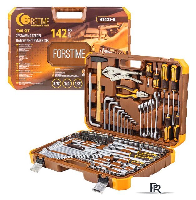 Набор домашнего мастера Forstime FT-41421-5 (142 предмета) - Изображение №1 — Интернет-магазин ПроЗаказ