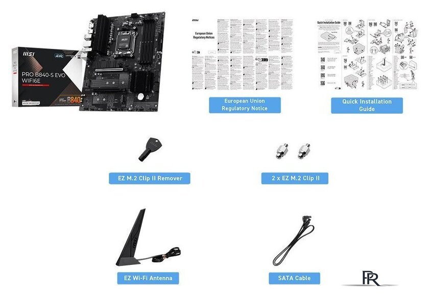 Материнская плата MSI Pro B840-S Evo WiFi6E - Изображение №6 — Интернет-магазин ПроЗаказ