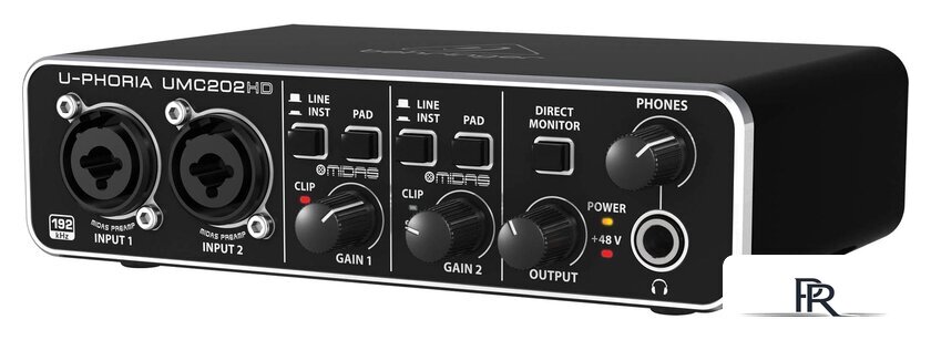 Аудиоинтерфейс Behringer U-Phoria UMC202HD - Изображение №3 — Интернет-магазин ПроЗаказ