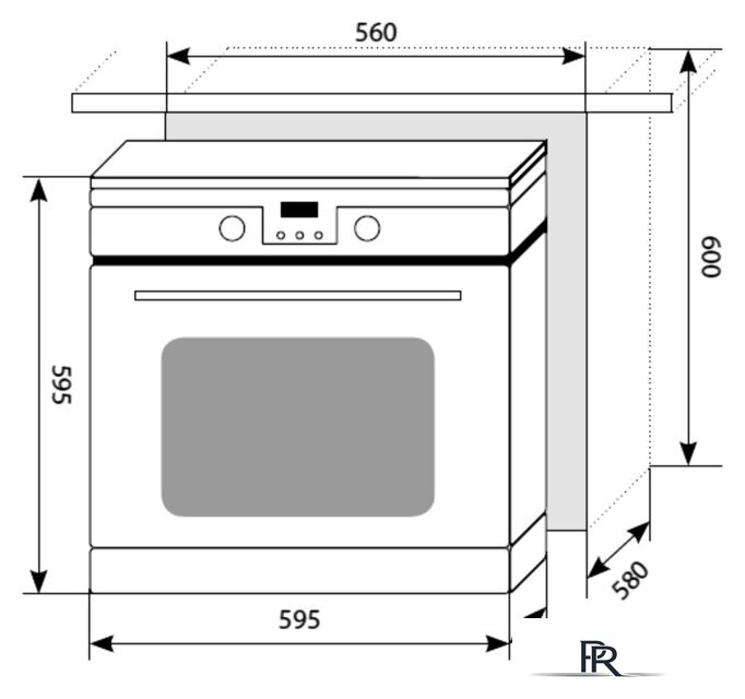 Электрический духовой шкаф LEX EDP 093 BL - Изображение №2 — Интернет-магазин ПроЗаказ