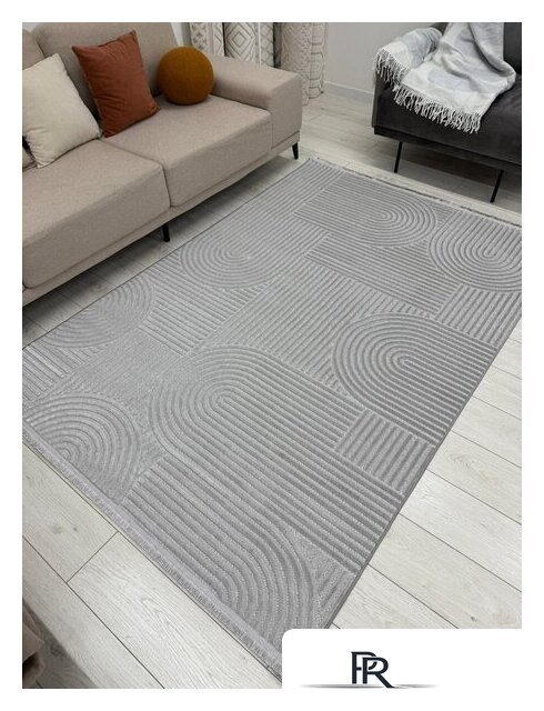 Ковер для жилой комнаты Radjab Carpet Моника Прямоугольник MC 402A 12588RK (1.6x3, L.Grey) - Изображение №2 — Интернет-магазин ПроЗаказ