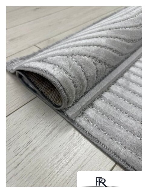 Ковер для жилой комнаты Radjab Carpet Моника Прямоугольник MC 402A 12588RK (1.6x3, L.Grey) - Изображение №8 — Интернет-магазин ПроЗаказ