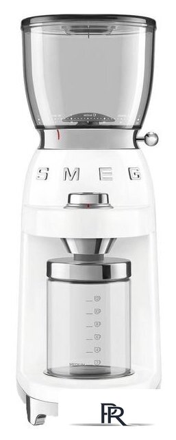 Электрическая кофемолка Smeg CGF01WHEU (белый) - Изображение №1 — Интернет-магазин ПроЗаказ