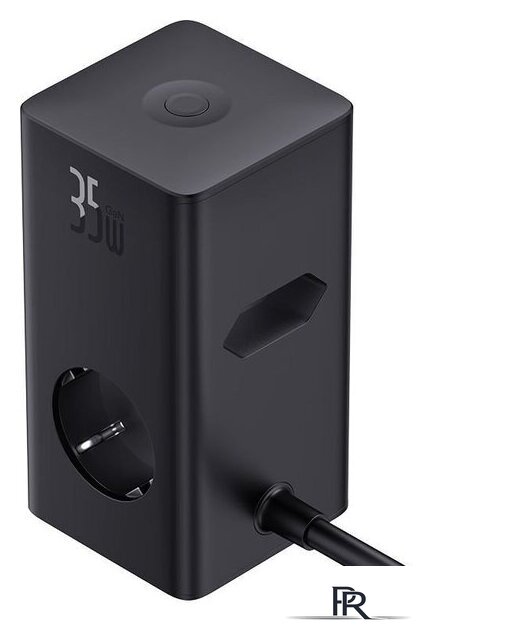 Сетевое зарядное Baseus PowerCombo Tower PowerStrip 3AC2+U2+С 35W CCGAN35-S3ACE - Изображение №3 — Интернет-магазин ПроЗаказ