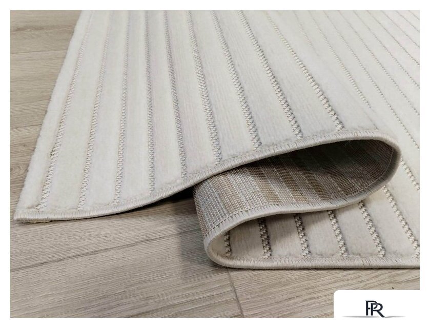 Ковер для жилой комнаты Radjab Carpet Сканди Сизаль Прямоугольник 10935A 12191RK (1.6x2.3, Krem/Krem) - Изображение №4 — Интернет-магазин ПроЗаказ