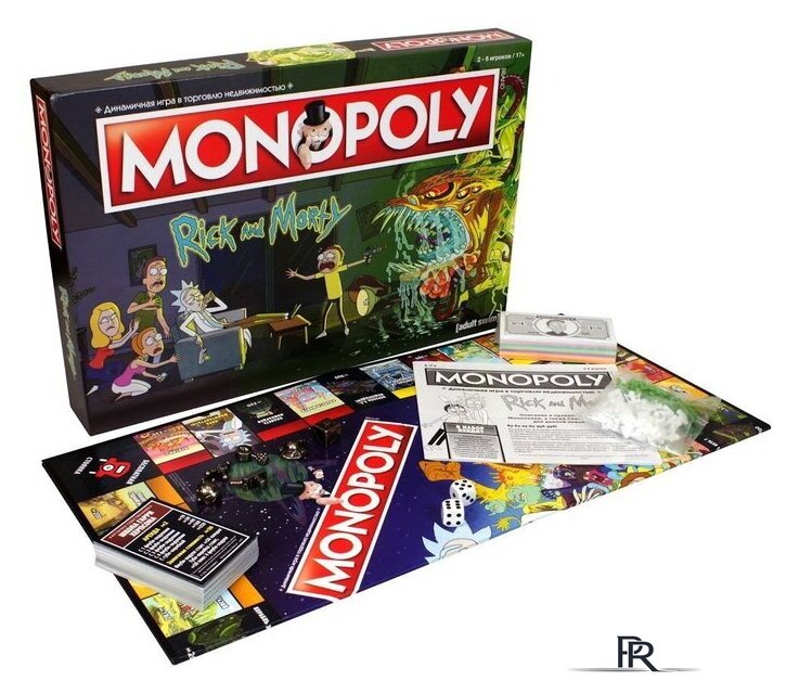 Настольная игра Мир Хобби Монополия. Рик и Морти - Изображение №3 — Интернет-магазин ПроЗаказ