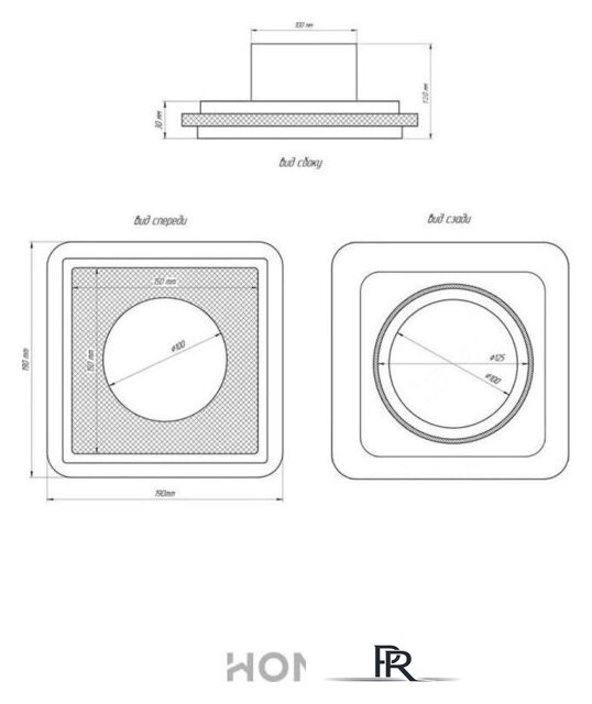 Вентиляционная решетка HOMY AIR квадратный AS100BS 15x15 (черная) - Изображение №17 — Интернет-магазин ПроЗаказ