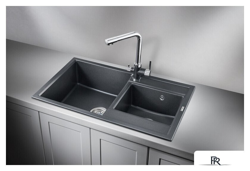 Кухонная мойка Granula GR-8201 (шварц) - Изображение №2 — Интернет-магазин ПроЗаказ