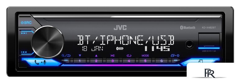 USB-магнитола JVC KD-X482BT - Изображение №1 — Интернет-магазин ПроЗаказ