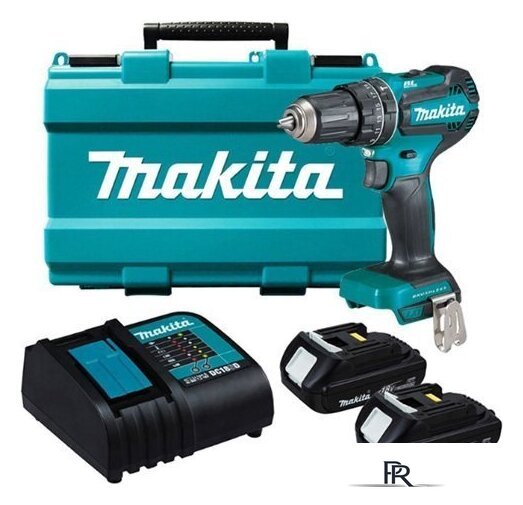 Ударная дрель-шуруповерт Makita DHP485SYE (с 2-мя АКБ, кейс) - Изображение №1 — Интернет-магазин ПроЗаказ