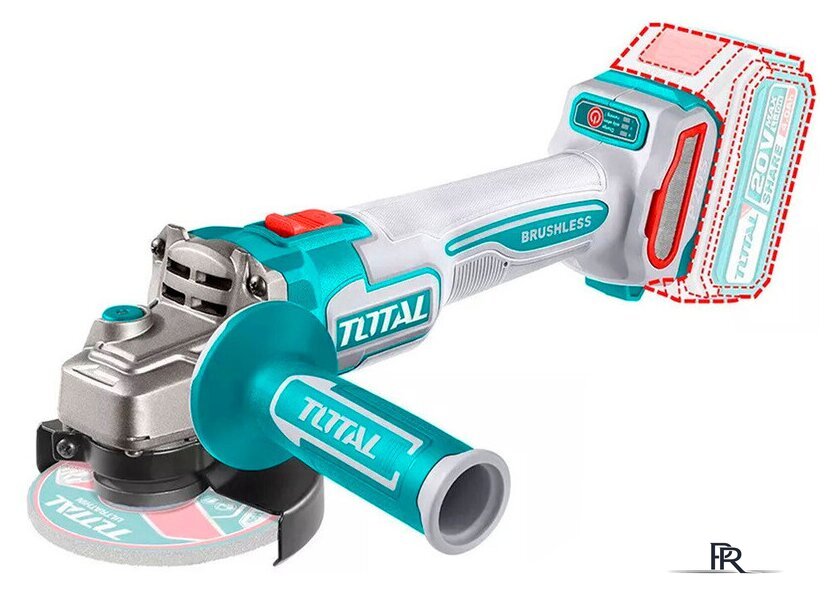 Угловая шлифмашина Total TAGLI21154 (без АКБ) - Изображение №1 — Интернет-магазин ПроЗаказ