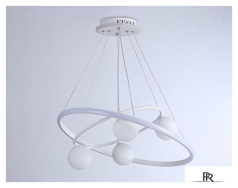 Подвесная люстра Ambrella light Comfort FL66321/1+4 WH (белый) - Изображение №5 — Интернет-магазин ПроЗаказ