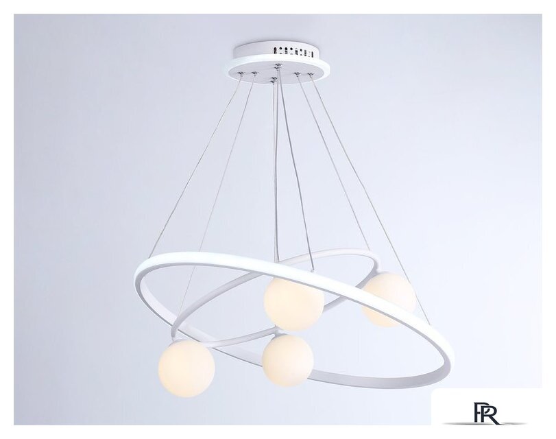 Подвесная люстра Ambrella light Comfort FL66321/1+4 WH (белый) - Изображение №4 — Интернет-магазин ПроЗаказ