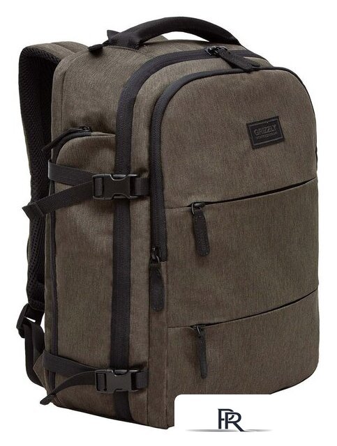 Городской рюкзак Grizzly RQ-405-1 (хаки) - Изображение №1 — Интернет-магазин ПроЗаказ