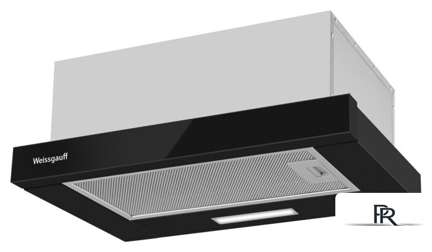 Кухонная вытяжка Weissgauff TEL 450 Black Glass - Изображение №1 — Интернет-магазин ПроЗаказ