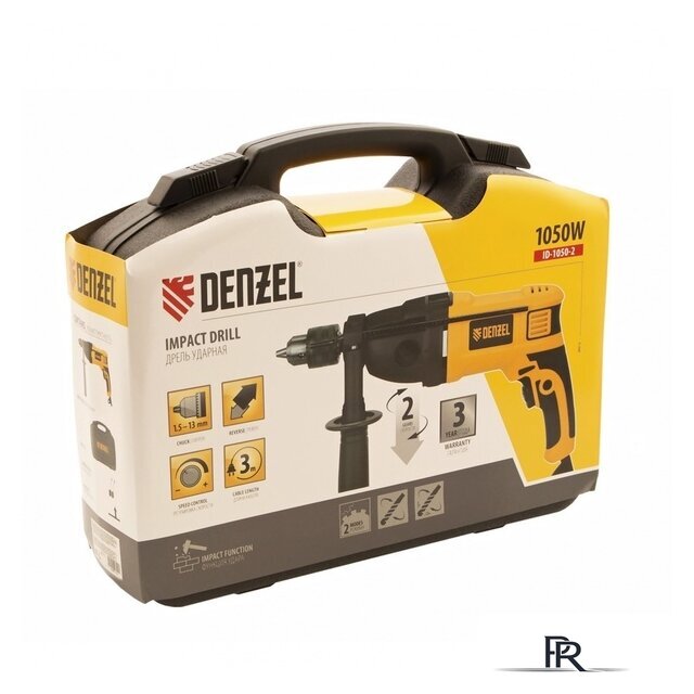 Ударная дрель Denzel ID-1050-2 - Изображение №8 — Интернет-магазин ПроЗаказ