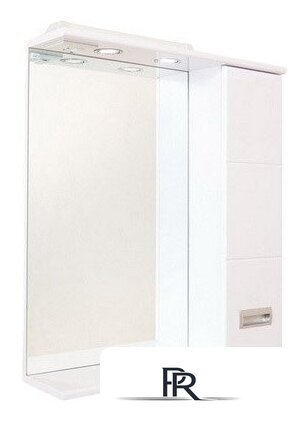  Onika Шкаф с зеркалом Балтика 67.02 правый (белый) [206704] - Изображение №1 — Интернет-магазин ПроЗаказ