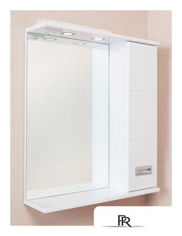  Onika Шкаф с зеркалом Балтика 67.02 правый (белый) [206704] - Изображение №2 — Интернет-магазин ПроЗаказ