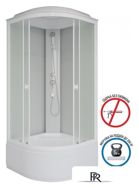 Душевая кабина Niagara Promo P100/40/MT 100x100x215 - Изображение №7 — Интернет-магазин ПроЗаказ