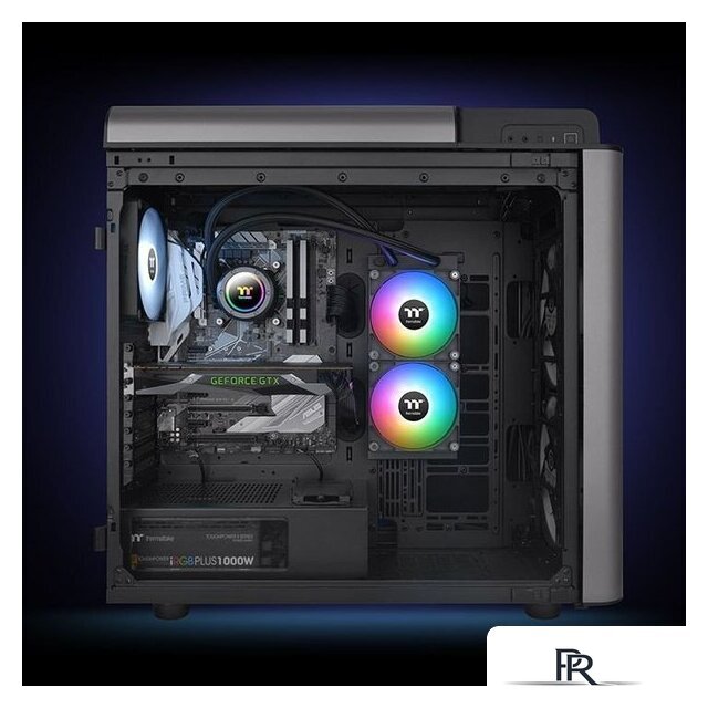 Система жидкостного охлаждения для процессора Thermaltake TH240 V2 ARGB CL-W361-PL12SW-A - Изображение №6 — Интернет-магазин ПроЗаказ