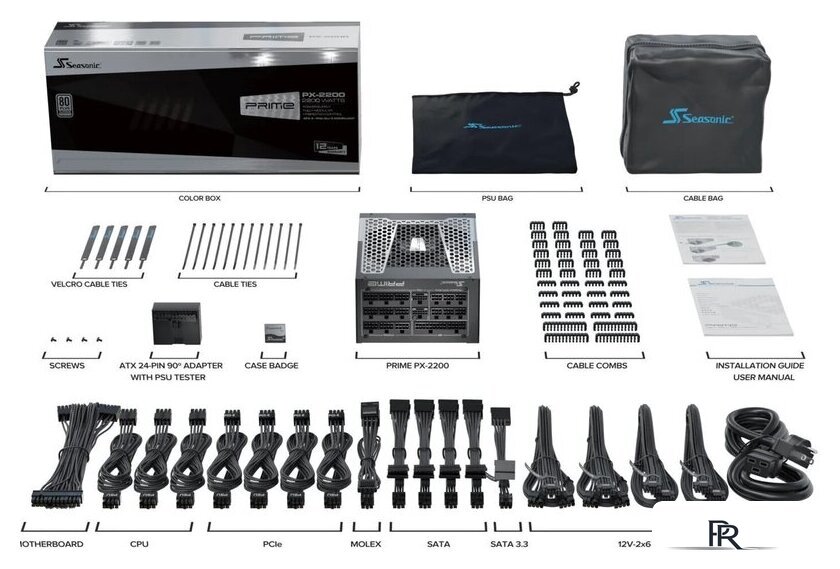 Блок питания Seasonic Prime PX-2200 ATX 3.1 2025 SRP-PPX222-A5A22ST - Изображение №13 — Интернет-магазин ПроЗаказ