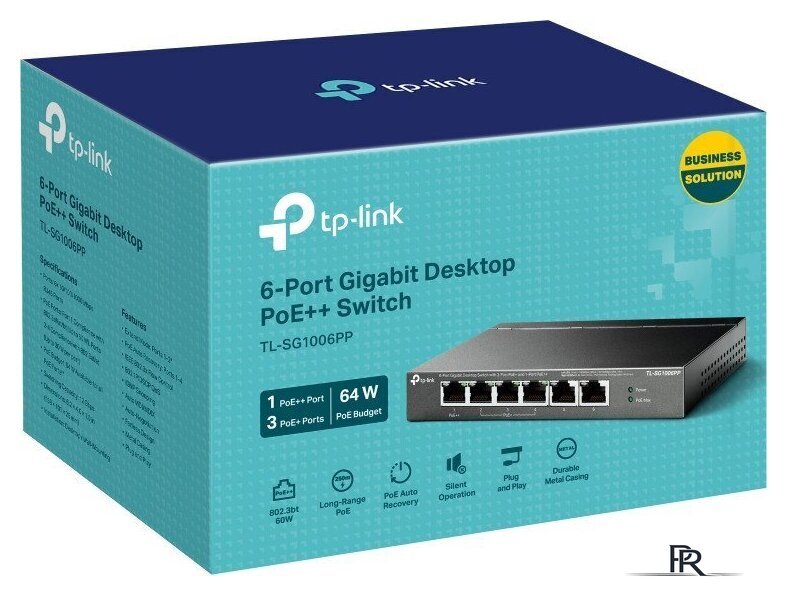 Неуправляемый коммутатор TP-Link TL-SG1006PP V1 - Изображение №4 — Интернет-магазин ПроЗаказ