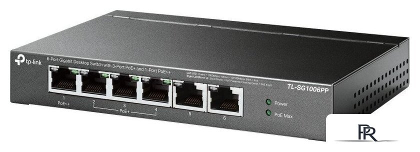 Неуправляемый коммутатор TP-Link TL-SG1006PP V1 - Изображение №2 — Интернет-магазин ПроЗаказ