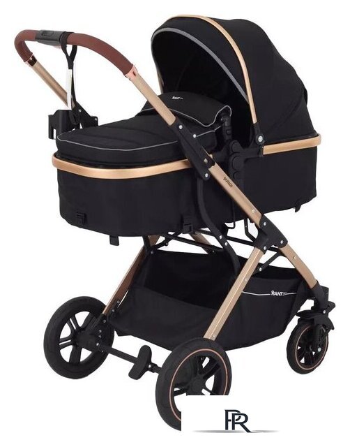 Универсальная коляска Rant Basic Pulsar Gold RA160 (2 в 1, black) - Изображение №1 — Интернет-магазин ПроЗаказ