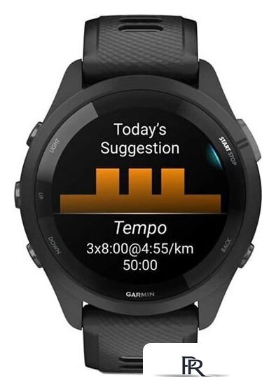 Умные часы Garmin Forerunner 265 (черный/пудрово-серый) - Изображение №4 — Интернет-магазин ПроЗаказ
