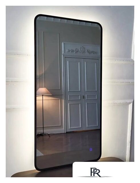 Зеркало с подсветкой  EMZE Smartphone 50x100 LED.UV.SMART.50.100.CHE (черный) - Изображение №4 — Интернет-магазин ПроЗаказ