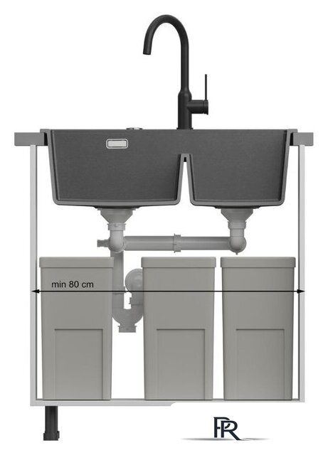 Кухонная мойка Quadron HQC7650U7_BS - Изображение №17 — Интернет-магазин ПроЗаказ