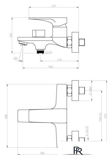 Смеситель AV Engineering AVDAR3-51003 - Изображение №6 — Интернет-магазин ПроЗаказ