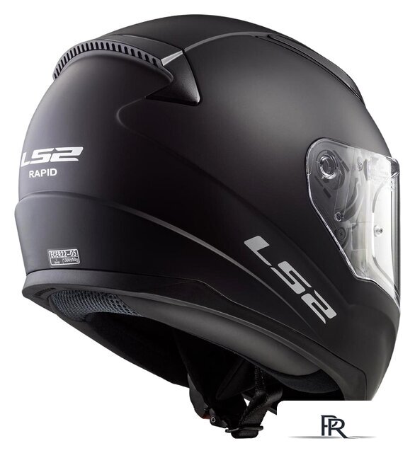 Мотошлем LS2 FF353 Rapid Solid (S, matt black) - Изображение №2 — Интернет-магазин ПроЗаказ