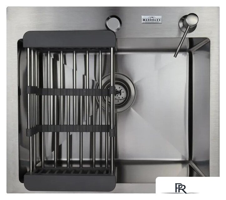 Кухонная мойка MARRBAXX C5040-R (стальной/нержавеющая сталь) - Изображение №2 — Интернет-магазин ПроЗаказ