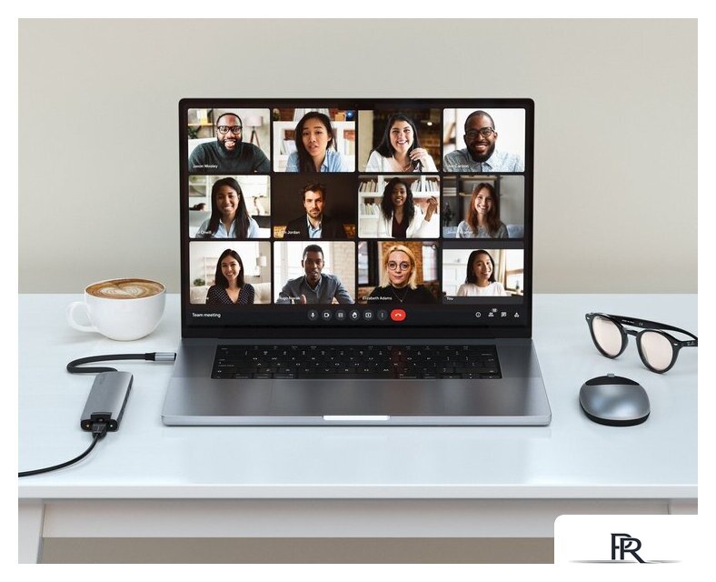 Док-станция Satechi 6-in-1 USB-C Slim Multiport Adapter ST-P6SK (черный) - Изображение №4 — Интернет-магазин ПроЗаказ