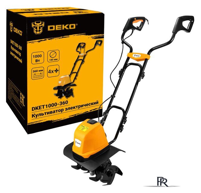 Мотокультиватор электрический Deko DKET1000-360 - Изображение №1 — Интернет-магазин ПроЗаказ