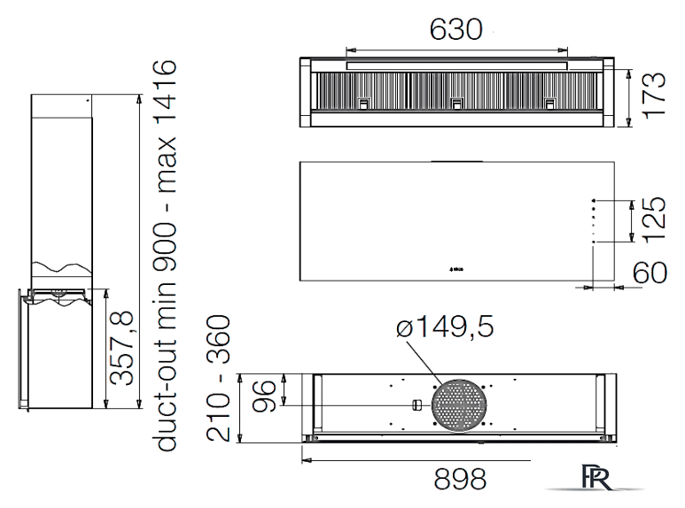 Кухонная вытяжка Elica Rules BL/F/90 PRF0163751 - Изображение №15 — Интернет-магазин ПроЗаказ