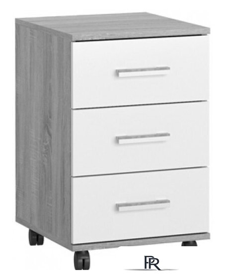 Тумба Памир ПКС-9 выкатная для стола (ясень шимо темный-ясень шимо светлый) - Изображение №1 — Интернет-магазин ПроЗаказ