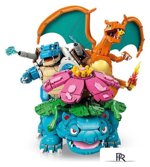 Конструктор LEGO Pokemon 72153 Венузавр, Чаризард и Бластойз - Изображение №5 — Интернет-магазин ПроЗаказ