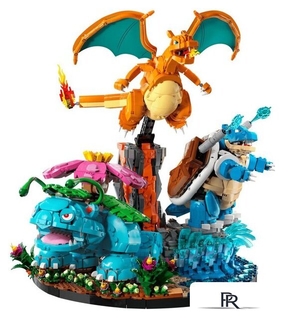 Конструктор LEGO Pokemon 72153 Венузавр, Чаризард и Бластойз - Изображение №2 — Интернет-магазин ПроЗаказ