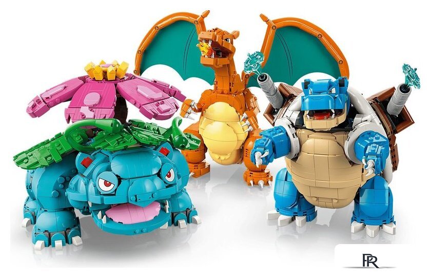 Конструктор LEGO Pokemon 72153 Венузавр, Чаризард и Бластойз - Изображение №3 — Интернет-магазин ПроЗаказ