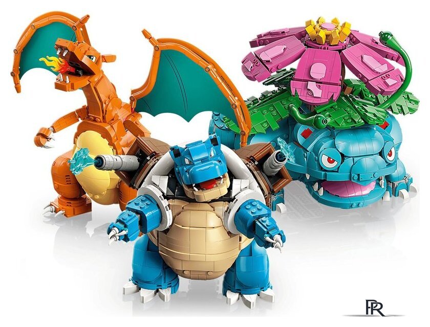 Конструктор LEGO Pokemon 72153 Венузавр, Чаризард и Бластойз - Изображение №4 — Интернет-магазин ПроЗаказ