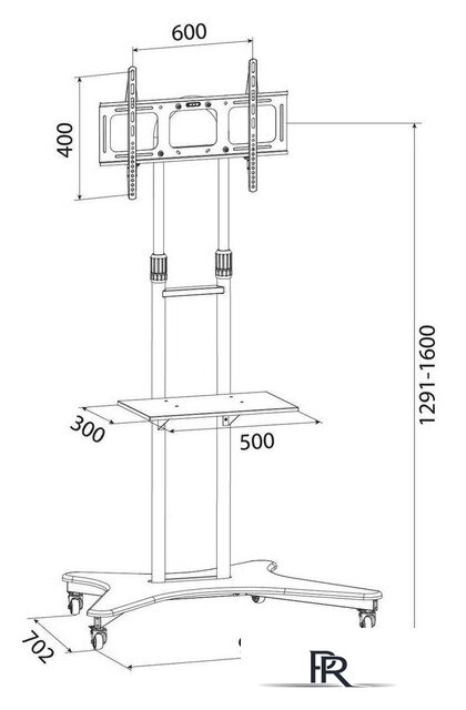 Стойка для телевизора CACTUS CS-ST31 - Изображение №10 — Интернет-магазин ПроЗаказ