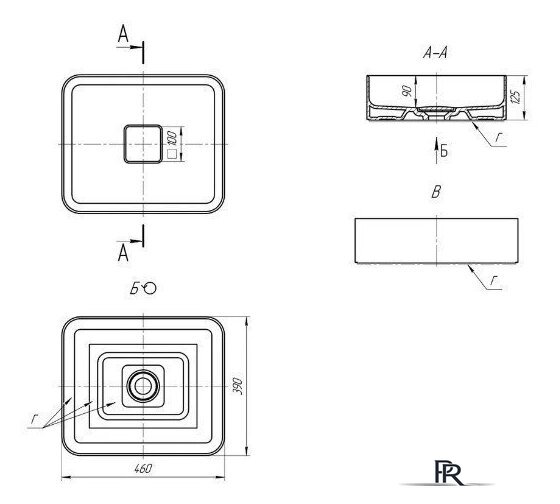 Умывальник MyJoys Joy 46 - Изображение №4 — Интернет-магазин ПроЗаказ