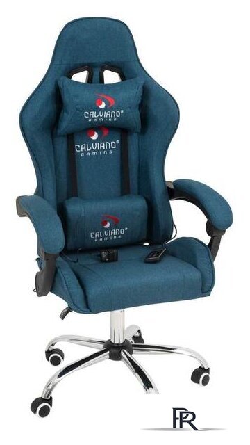Игровое (геймерское) кресло Calviano Asti Ultimato (синий) - Изображение №1 — Интернет-магазин ПроЗаказ