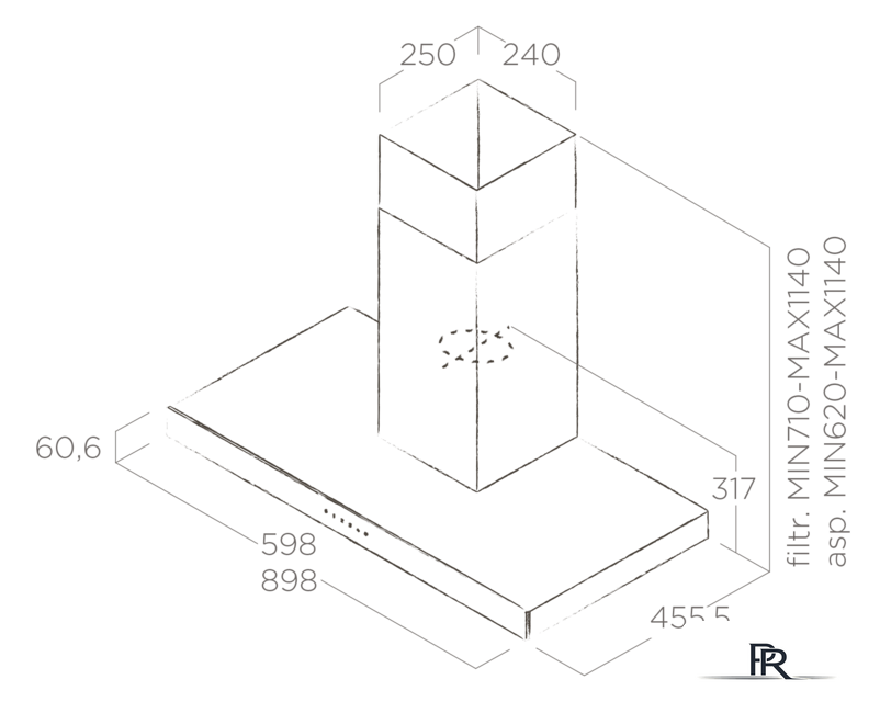 Кухонная вытяжка Elica Joy WHIX/A/60 PRF0104630A - Изображение №4 — Интернет-магазин ПроЗаказ